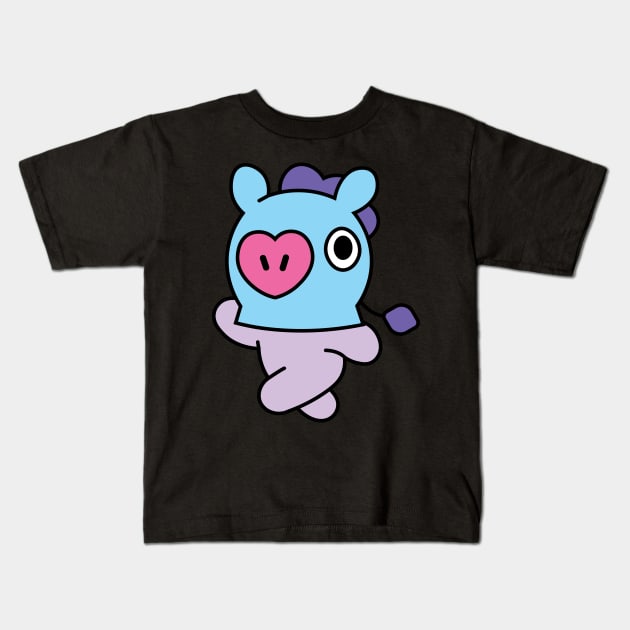 BT21 MANG ( J-hope ) Kids T-Shirt by luluartAneesha